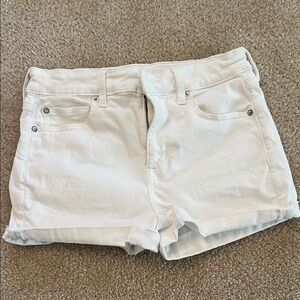 American Eagle Outfitters White Jean Shorts
